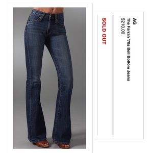 AG Farrah 70’s Flare NWOT